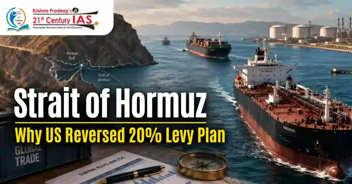 Strait of Hormuz Transit Fee proposal and its impact on global energy trade and India.