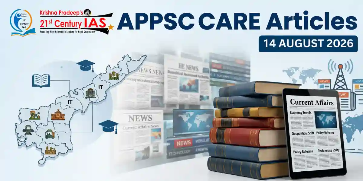APPSC Current Affairs 14 August 2026 featuring Lepakshi Gandikota heritage, energy transition and natural farming