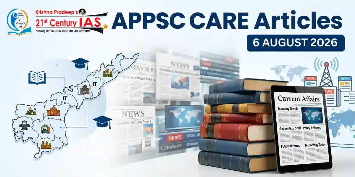 APPSC Current Affairs 6 August 2026 daily compilation