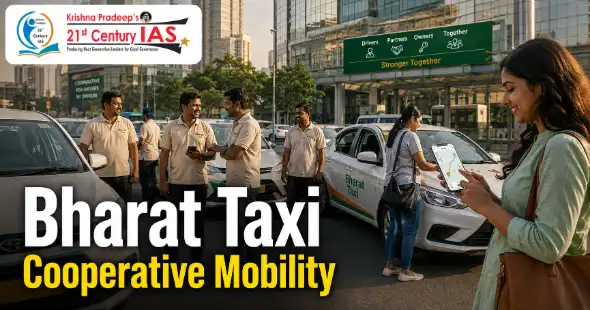 Bharat Taxi cooperative ride-hailing platform in India