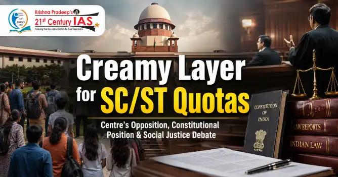 Creamy Layer SC ST Quotas and the constitutional reservation debate