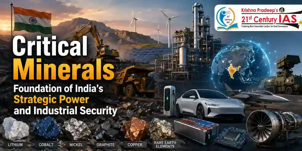 Critical Minerals in India for strategic and industrial security