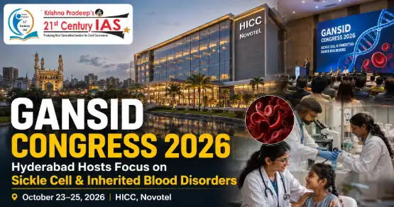 GANSID Congress 2026 on sickle cell disease and inherited blood disorders in Hyderabad