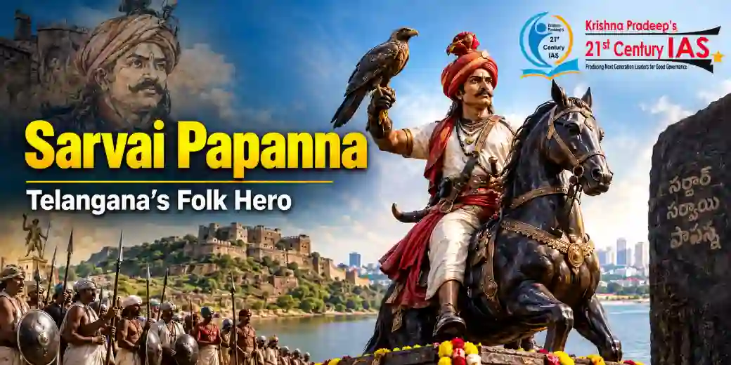 Sarvai Papanna as Telangana folk hero and symbol of Bahujan assertion