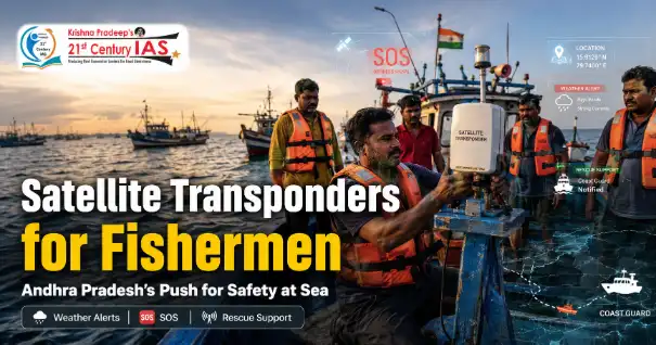 Satellite Transponders Fishermen using safety technology at sea