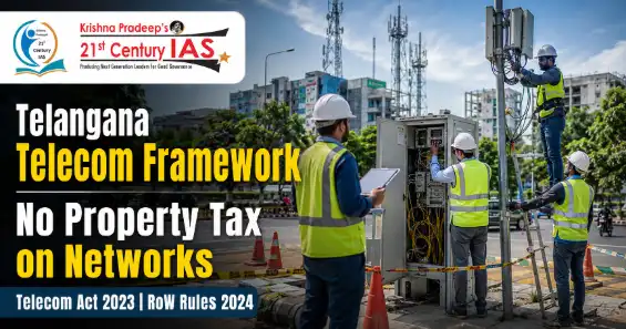 Telangana Telecom Framework for RoW approvals and BharatNet expansion