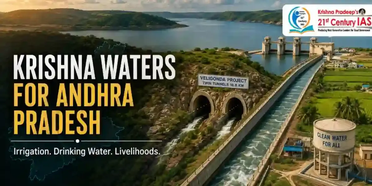 Veligonda Project carrying Krishna water to drought-affected Andhra Pradesh