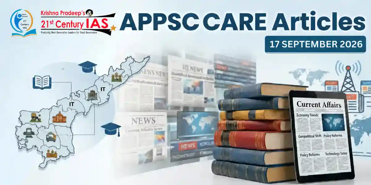 APPSC Current Affairs 17 September 2026 featuring Tirumala Pilgrim Centre and electric buses