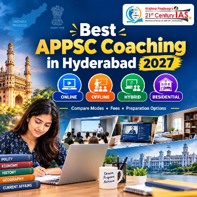 Best APPSC coaching in Hyderabad 2027 with online, offline, hybrid and residential preparation options
