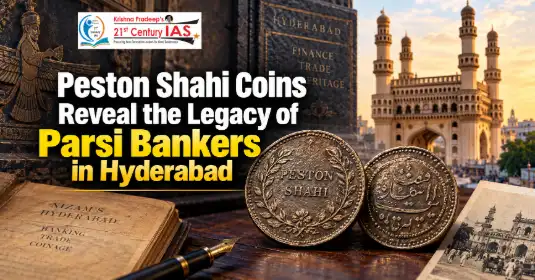 Peston Shahi Coins showing the legacy of Parsi bankers and Nizam-era coinage in Hyderabad