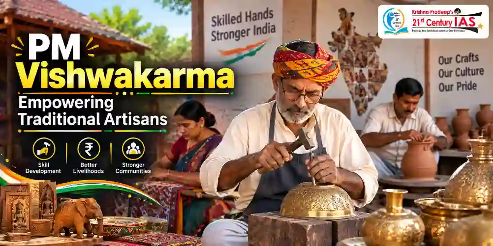 PM Vishwakarma supporting traditional artisans through skills, tools, credit and market access