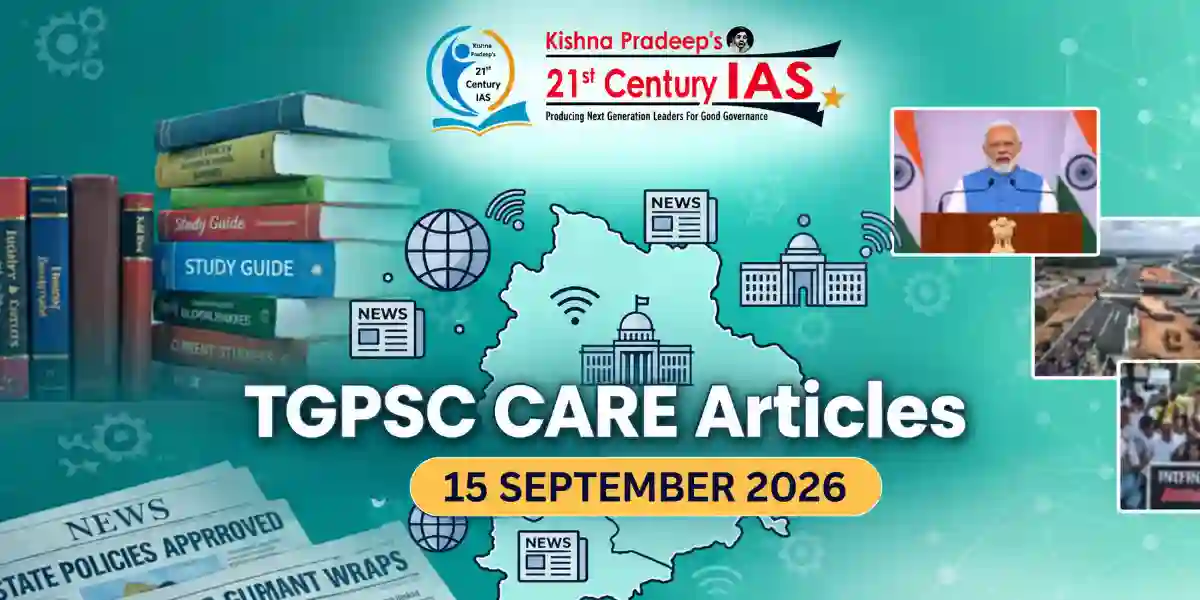 TGPSC Current Affairs 15th SEPTEMBER 2026 featuring Telangana SHG women solar power entrepreneurs