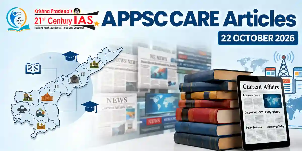APPSC Current Affairs 22 October 2026 featuring SIMBEX 2026 Visakhapatnam, India's innovation ranking and China TBM controls