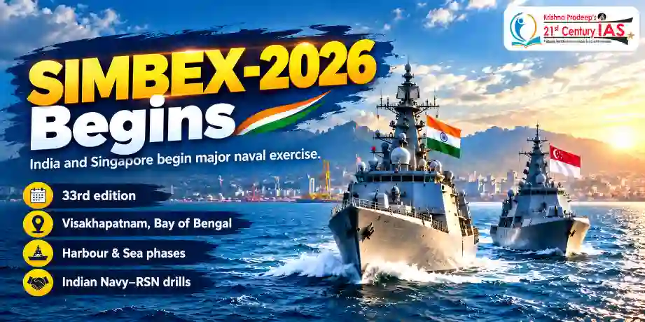 SIMBEX 2026 Visakhapatnam bilateral naval exercise involving the Indian Navy and Republic of Singapore Navy