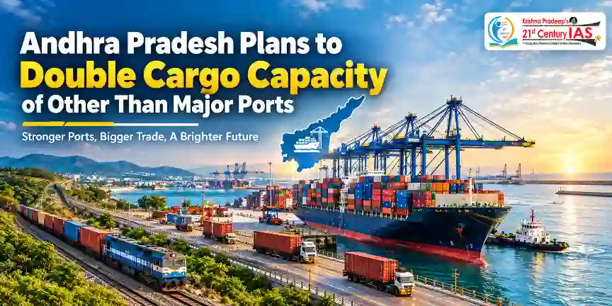 Andhra Pradesh Ports showing greenfield port development and expanding cargo-handling capacity