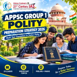 APPSC Group 1 Polity syllabus and preparation strategy for Prelims and Mains 2026